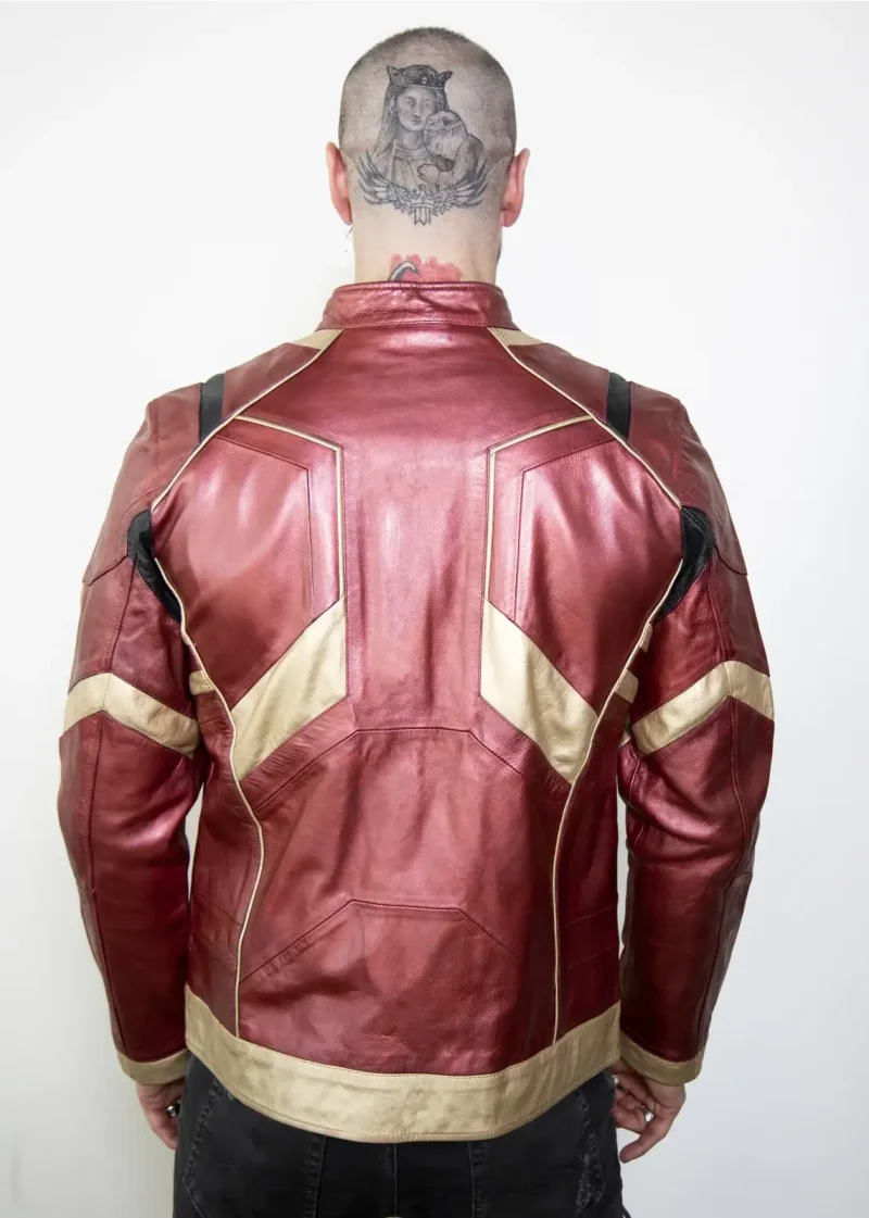 Ironman Armor Platinum Red & Gold Jacket