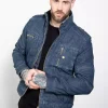 blue trucker denim outwear jacket