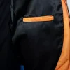 mens goku leather bomber jacket