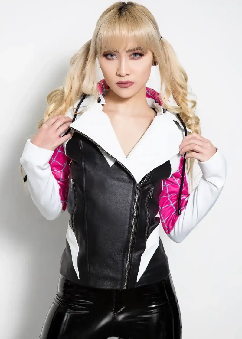 spider girl gwen leather jacket