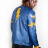 my little pony wonderbolts blue brony leather jacket