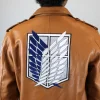 Mens Attack on Titan Leather Jacket