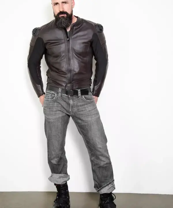 Motorcycle jacket with armor
