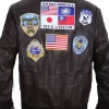 Top gun leather jacket