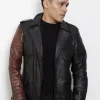 black leather jacket vintage