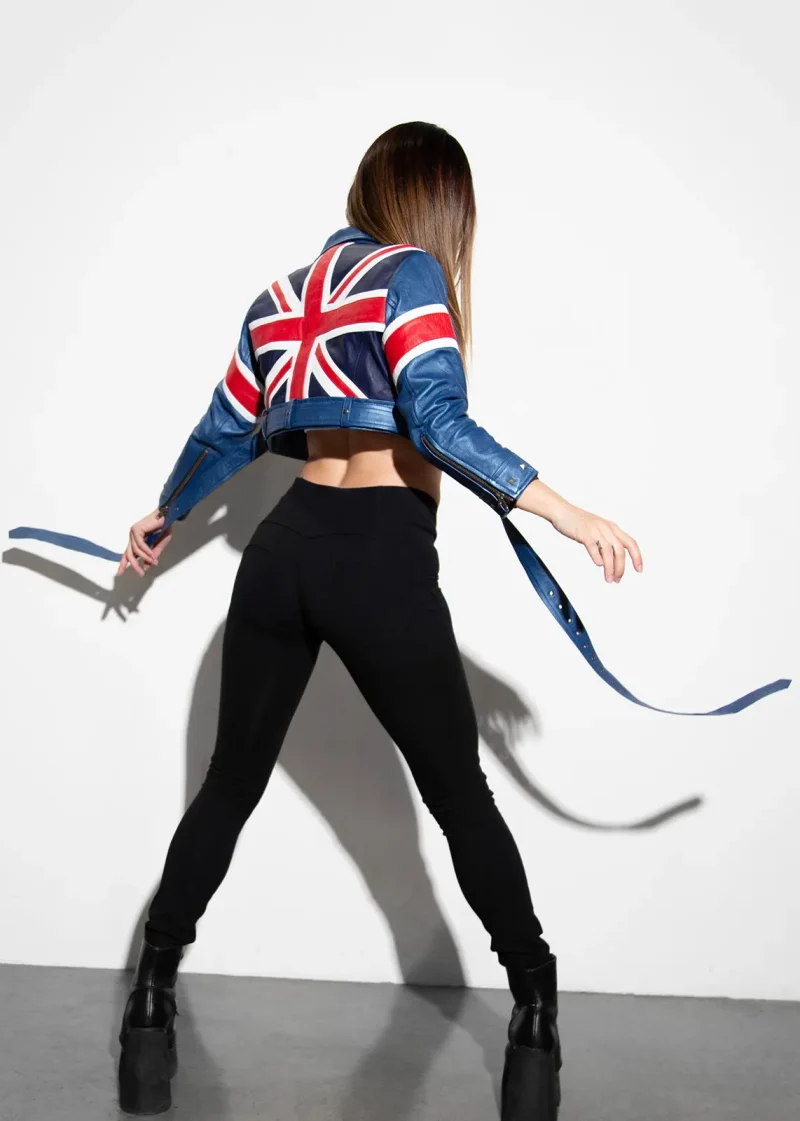 british flag leather jacket