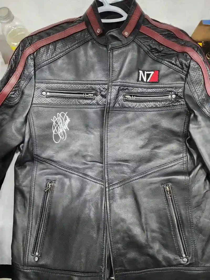 Jennifer Hale Signed N7 Leather Jacket
