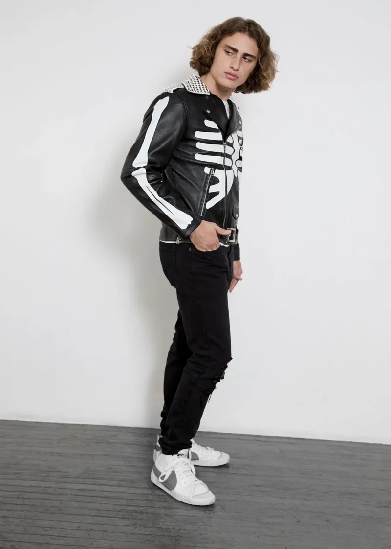 vanson skeleton jacket