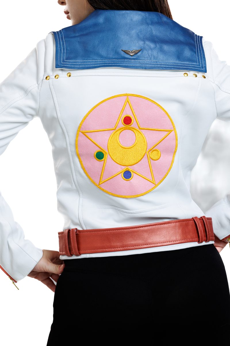 Sailor Moon Jacket | Primitive Racing Biker Leather Jacket
