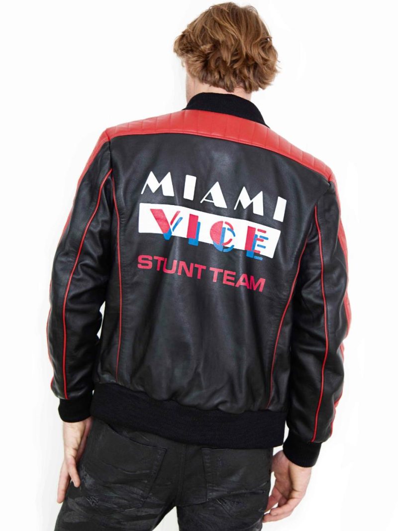 Miami Vice Fall Guy Leather Jacket