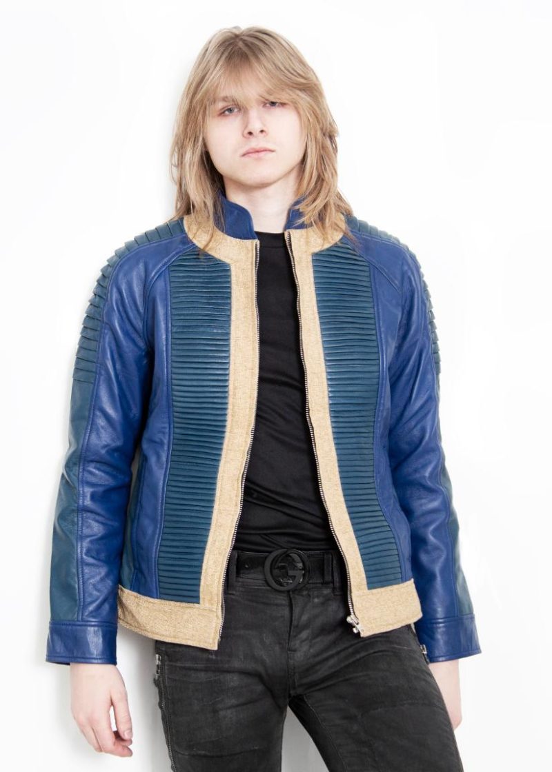 Fallout Soldier Blue Leather Jacket