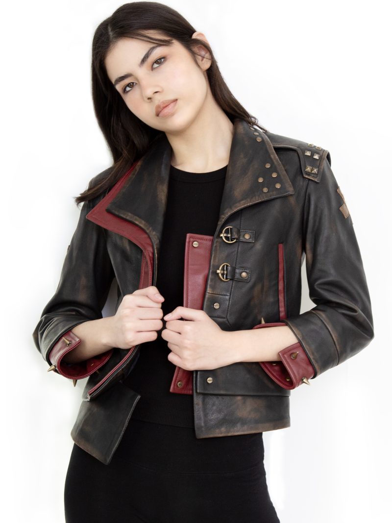 Vi arcane season 2 Pit Fighter Brown Leather