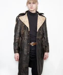 Fallout Elder Maxson Battle Coat Leather Trench