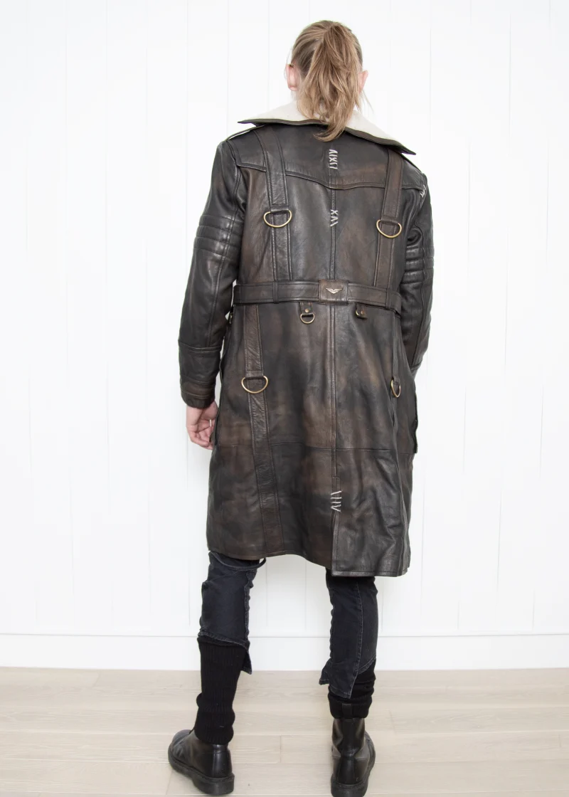 Fallout Elder Maxson Battle Coat Leather Trench