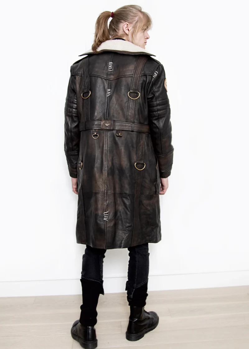 Fallout Elder Maxson Battle Coat Leather Trench