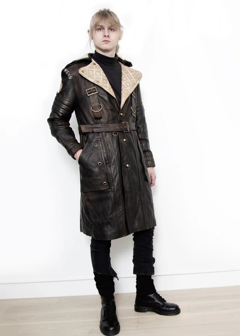 Fallout Elder Maxson Battle Coat Leather Trench