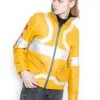 Cyberpunk Edgerunner David Martinez Yellow Leather Jacket