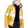 Cyberpunk Edgerunner David Martinez Yellow Leather Jacket