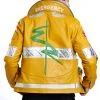 Cyberpunk Edgerunner David Martinez Yellow Leather Jacket