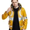 Cyberpunk Edgerunner David Martinez Yellow Leather Jacket