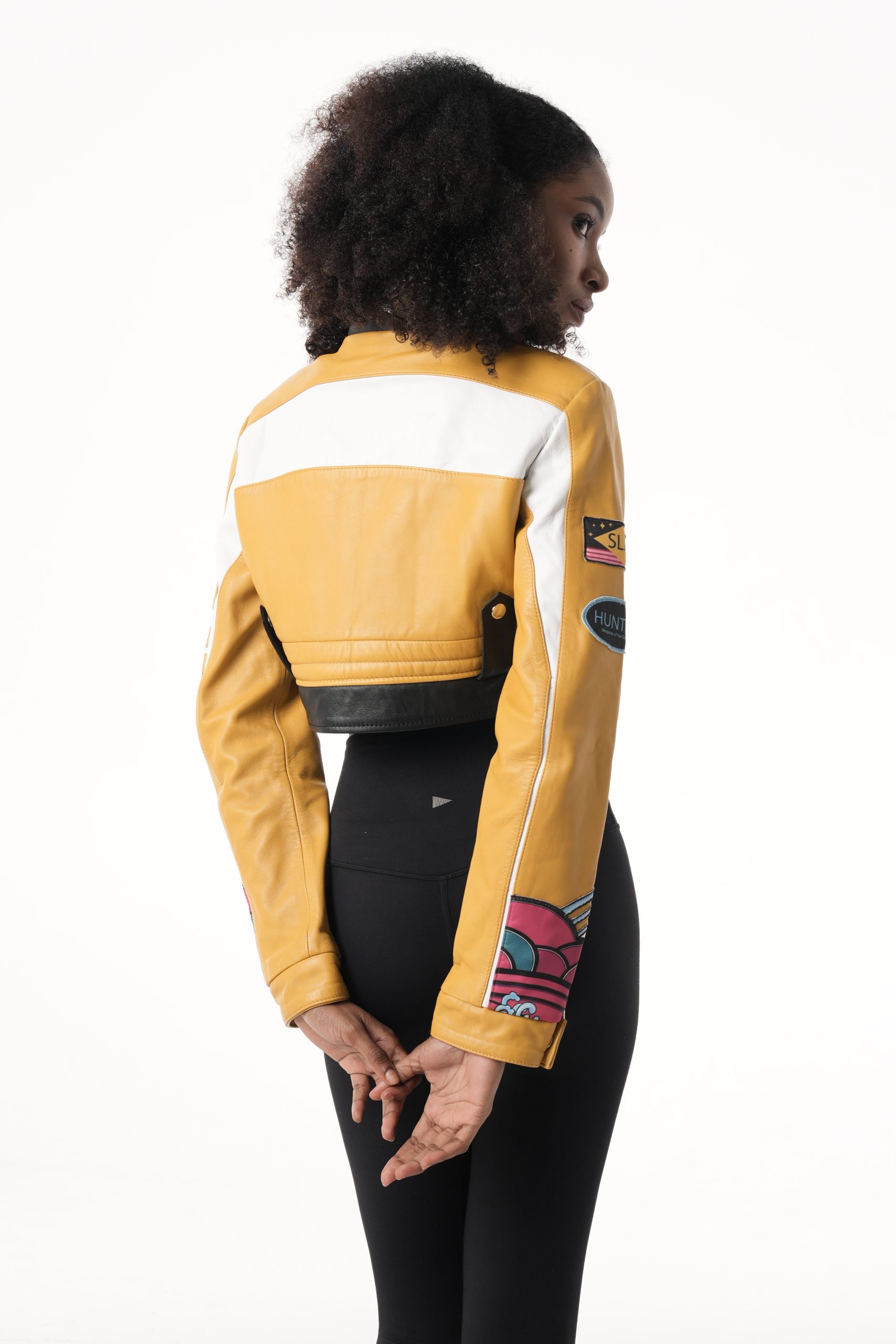 Rumi jacket styled as modern streetwear