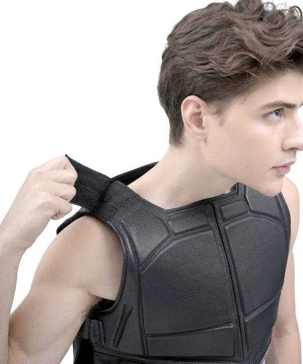 Cyberpunk Samurai Leather Vest