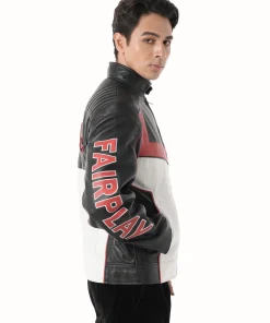 mr terrific superman arc leather jacket