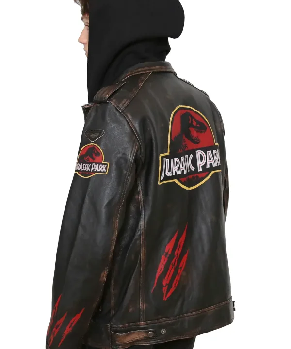 Men's Jurassic Park Black Jacket