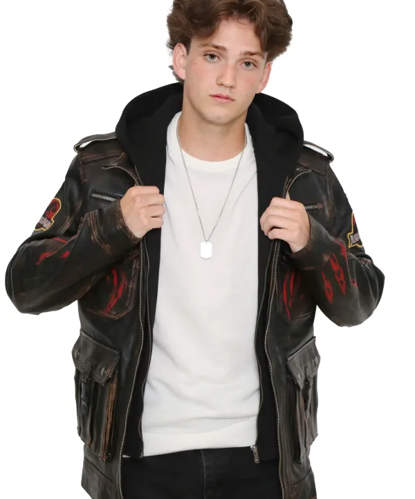 Men's Jurassic Park Black Jacket